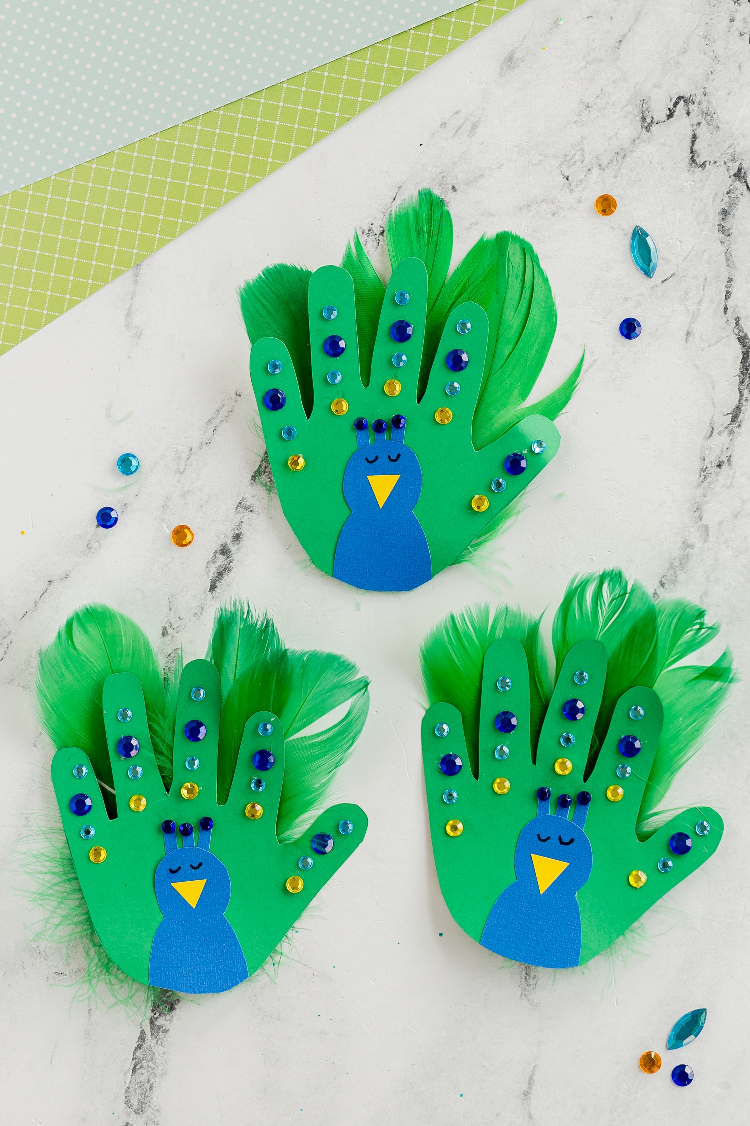 Handprint Peacock