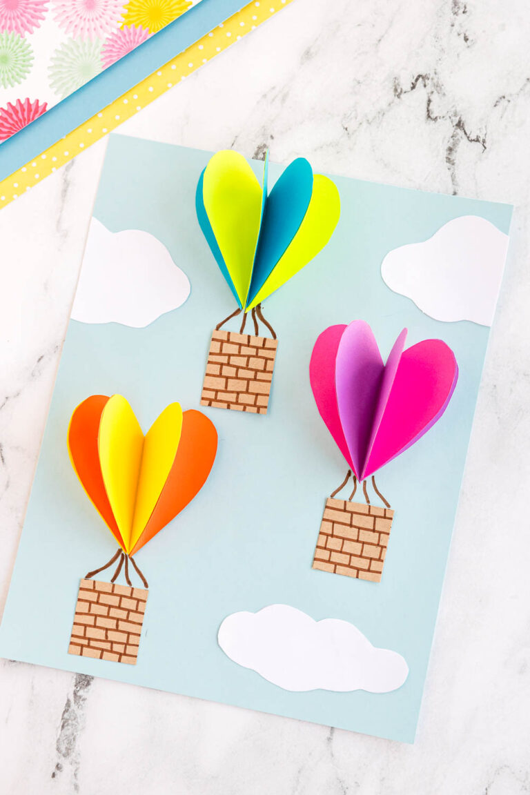 May: 3D Heart Hot Air Balloon