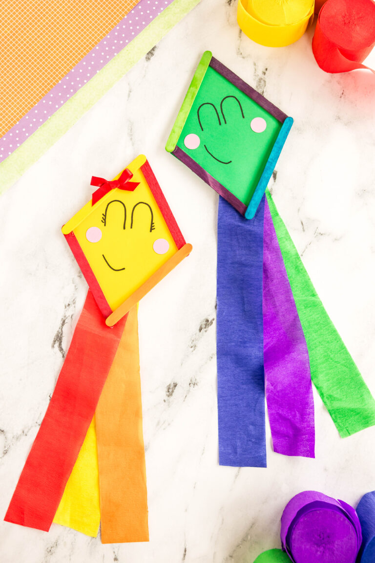 May: Popsicle Stick Kites