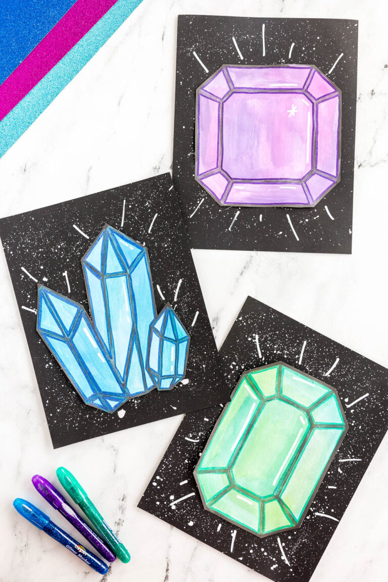 June: Watercolor Gems