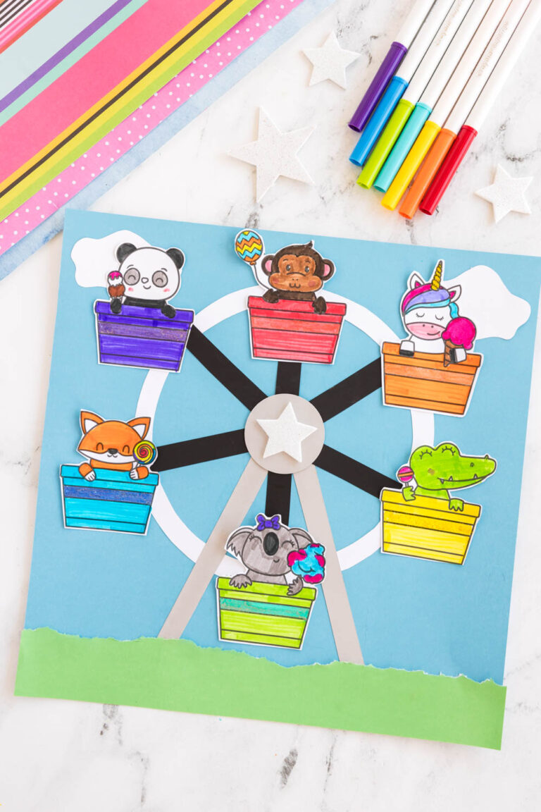 August: Color Wheel Ferris Wheel