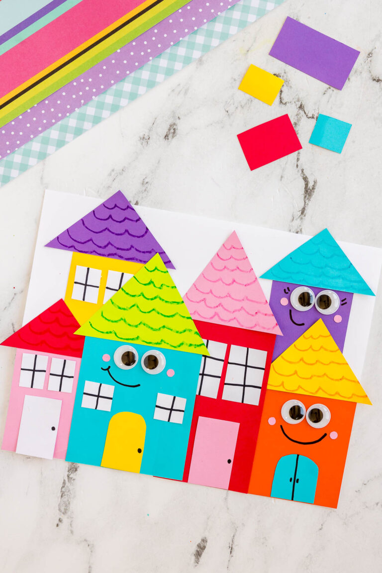 August: Colorful Paper Cities