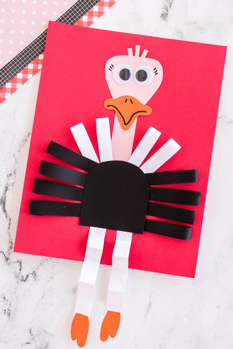 July: Paper Loop Ostrich