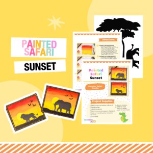 Painted Safari Sunset PDF