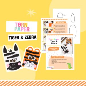 Torn Paper Tiger & Zebra PDF