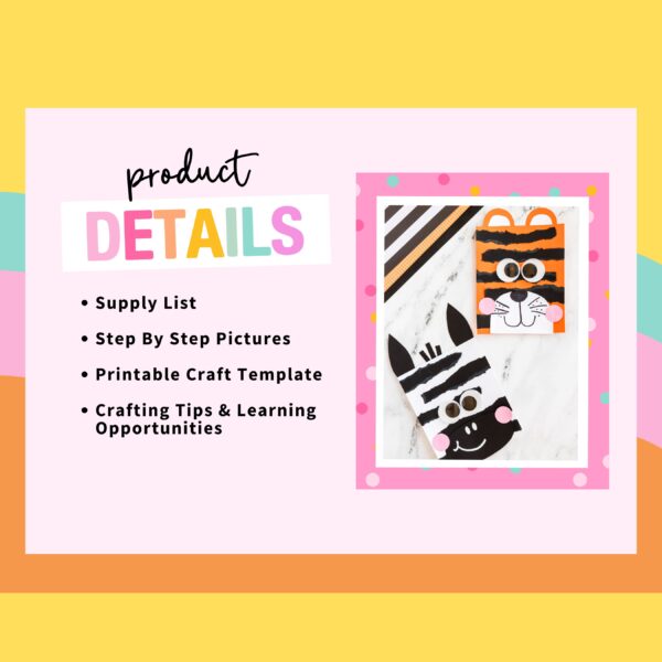 Torn Paper Tiger & Zebra PDF - Image 2