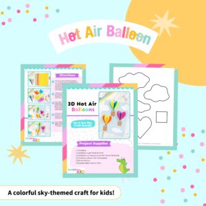 3D Heart Hot Air Balloon PDF