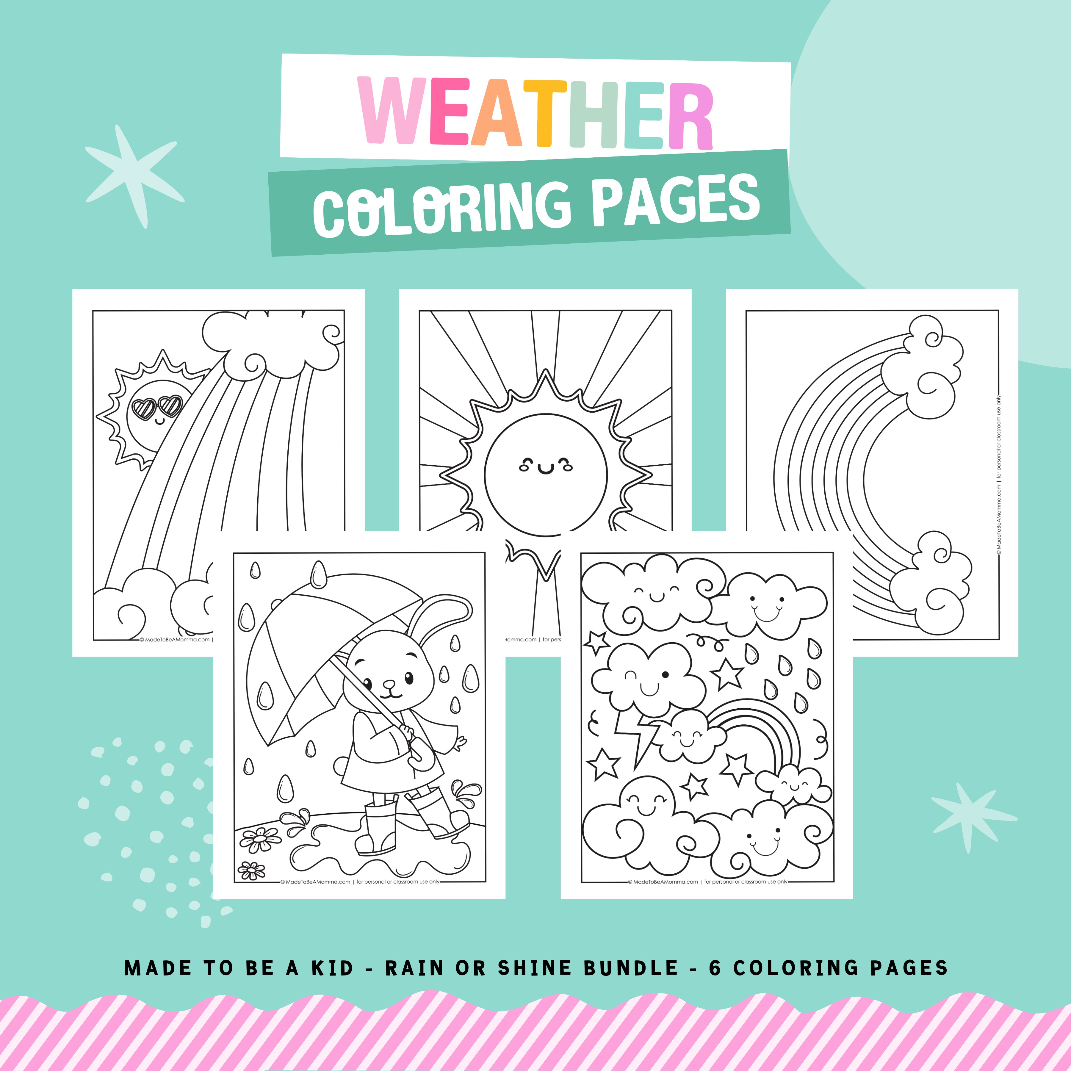 Weather Coloring Pages