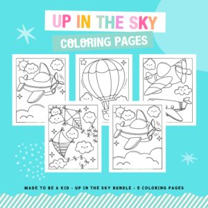 Up in the Sky Coloring Pages