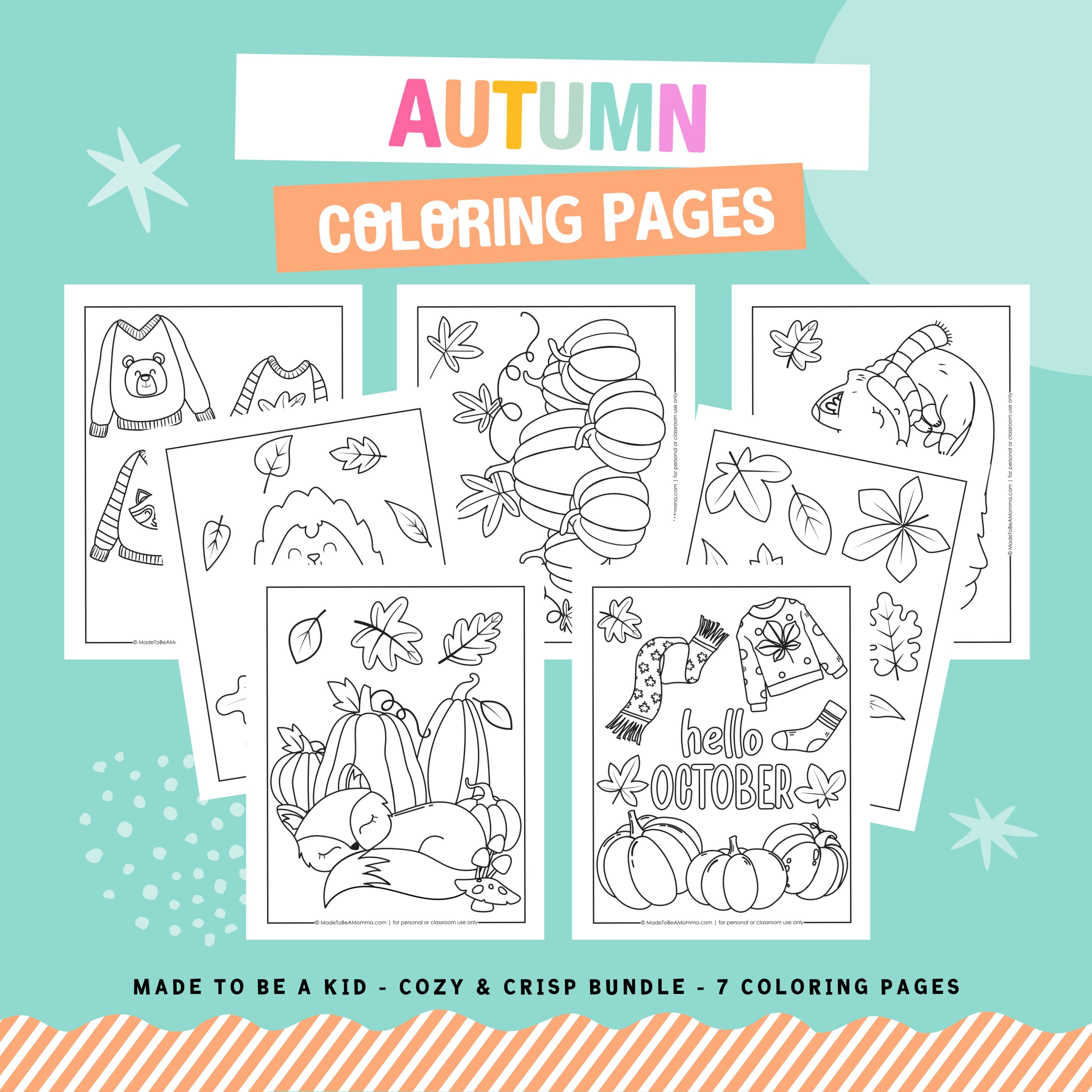 Autumn Coloring Pages