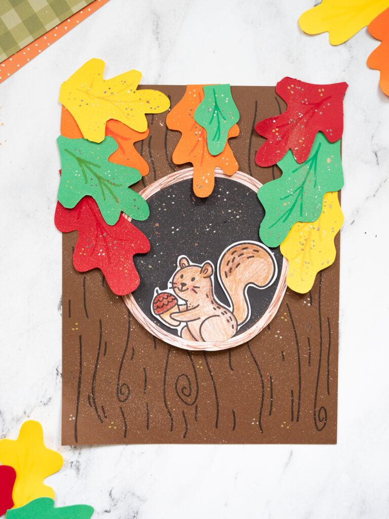 November: Cozy Woodland Squirrel